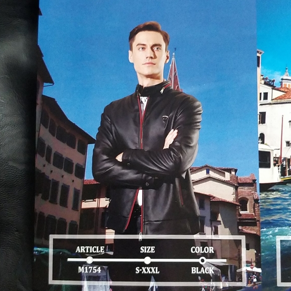 Black leather jacket - Picture 5 of 6